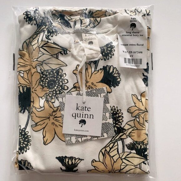 Kate Quinn Organics Girl Long Sleeve Essential Boxy Tee 6 years - Picture 6 of 6